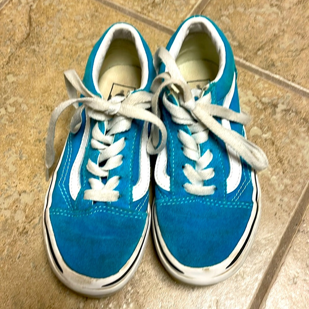 Teal suede Vans Sneakers 13